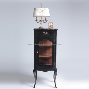 ตู้โชว์ไม้มะฮอกกานี1405-50x38x120ขนาดเท่าประตูกระจก - Product Image 2