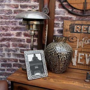 Vente en gros de vase en nacre naturelle de haute qualité, vase unique pour la décoration intérieure du Viet Nam - Product Image 2