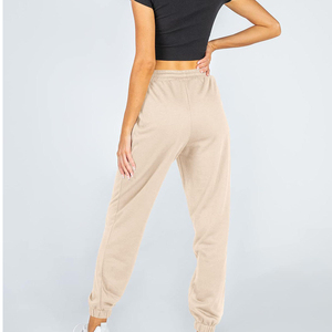 Pantalones Deportivos de Felpa de Algodón para Mujer, Hechos a Medida, al por Mayor, de Alta Calidad, Transpirables, con Cierre de Cordón, Estilo Urbano de Invierno - Product Image 5
