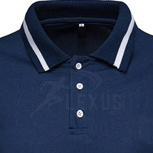 Patrón sólido personalizable para polo hecho de tela de punto de la mejor calidad Nuevo estilo diseñado a medida para polo - Product Image 3