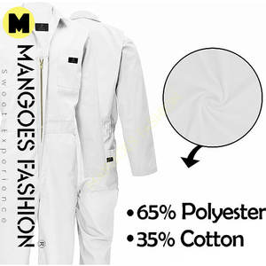 Combinaisons de travail pour hommes à manches longues, imperméables, ignifuges, ANSI classe 1, coton-polyester-soie, haute qualité, couleur personnalisée, logo - Product Image 2