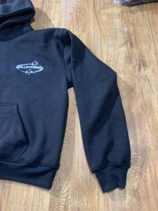 ชุดวอร์มผ้าคอตตอนออร์แกนิกสำหรับผู้ชายชุดวอร์มซักแบบปล่อยให้เป็นกรด400/500 100% ฤดูร้อนออกแบบได้ตามที่ต้องการ - Product Image 4