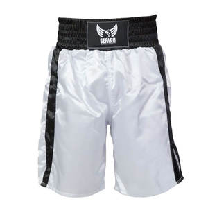 Pantalones cortos de boxeo sostenibles de secado rápido Pantalones cortos de boxeo de último diseño Pantalones cortos de boxeo de etiqueta privada - Product Image 1