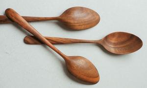 Juego de Servidores de Ensalada de Madera de Primera Calidad, Hecho a Mano, Madera Maciza, Mango Largo, Ecológico, Apto para Lavavajillas, Estilo Americano - Product Image 4