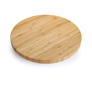 Bandeja giratoria de bambú para giradiscos Lazy Susan, organizador de granja de gran calidad, Lazy Susan de madera, precio barato - Product Image 4