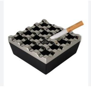 Cendrier en métal martelé en cuivre design diamant fait main Cendrier de table fantaisie indien brillant Cendrier en métal sur pied de petite taille - Product Image 6