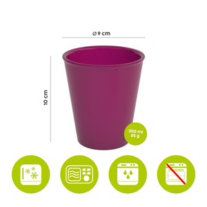 ORNAMIN Moving Martha - Gobelet réutilisable de 300 ml pour cafés, traiteurs, restaurants et systèmes de dépôt réutilisables |   Sans BPA - Product Image 2