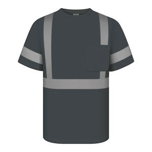 เสื้อทำงานสำหรับผู้ชาย - เสื้อทำงานแบบมองเห็นได้ชัดเจนสำหรับผู้ชาย เสื้อโปโลเพื่อความปลอดภัยพร้อมแถบสะท้อนแสง - Product Image 1