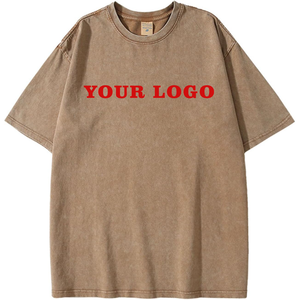 Camiseta lavada con ácido de alta calidad, ropa de calle, camiseta vintage de gran tamaño, camiseta personalizada con estampado gráfico - Product Image 6