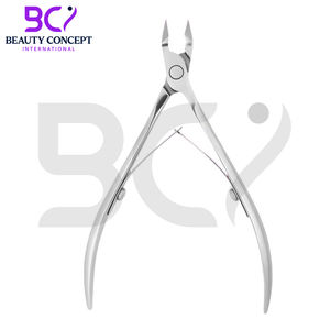 Coupe-ongles pour peaux mortes 7 mm, outils de pédicure et de manucure, pince à cuticules en acier inoxydable argenté/doré, ouverture large, lame courbée - Product Image 2