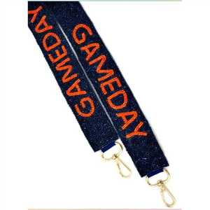 Go Cats Ceinture à bretelles perlée faite à la main Sac à bandoulière Blanc Bleu Couleur Réglable Broderie à la main pour le Nouvel An - Product Image 2