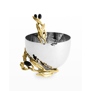 Cuenco decorativo de diseñador de latón dorado único, centro de mesa artesanal, acento para el hogar, sala de estar, comedor, decoración - Product Image 3