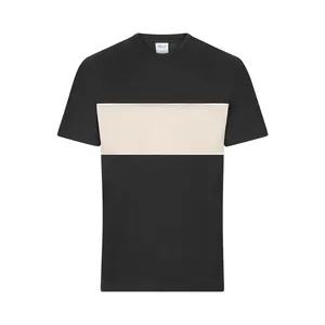 T-Shirt Sostenibile e Organica con Blocchi di Colore per Merchandising Promozionale - Product Image 5