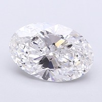 Diamant de laboratoire de forme ovale personnalisé 2.11 Ct D VVS1 Diamant