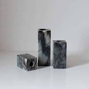 Porte-bougie chauffe-plat en marbre naturel de luxe, artisanal et haut de gamme |   Forme de logo personnalisée |   Accessoires de décoration intérieure, cadeaux en gros, spa, hôtel - Product Image 4