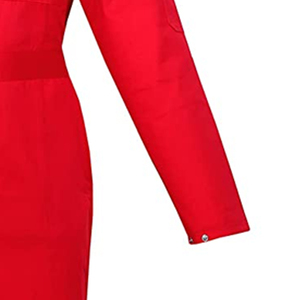 Vente en gros de vêtements de travail de sécurité rouges pour hommes Combinaison industrielle de mécanique résistante à l'eau et à l'huile ignifuge respirante - Product Image 6