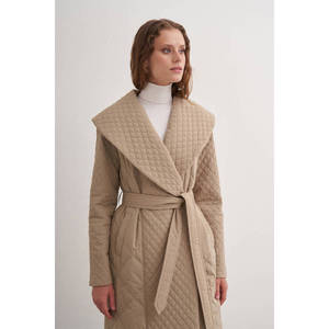 Chaqueta Larga Acolchada Winter Mink 5756111 con Cinturón - Product Image 5