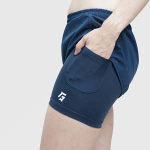 Dark Blue Rience Women's <b>Shorts</b> - Product Image 5