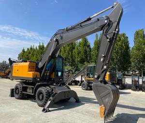 Excavatrice sur pneus d'occasion CE JIAHE 21 tonnes, vente directe usine, pour travaux de fondation, exploitation minière et terrassement - Product Image 2