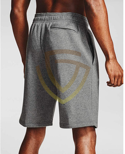 Pantalones Cortos Deportivos Casuales Personalizados para Hombre, 100% Algodón, Transpirables, de Secado Rápido, Diseño Sólido, Cierre con Cordón, Cintura Media, Servicio OEM - Product Image 6