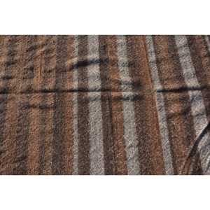 3.7x7.3 ft Turkish Rug, Vintage Area Rug, <b>Brown</b> Persian <b>Wool</b> Rug - Product Image 5