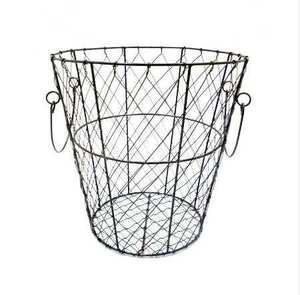 Paniers de rangement en métal pour la décoration de la maison des hôtels et des restaurants Paniers de fruits en métal - Product Image 6