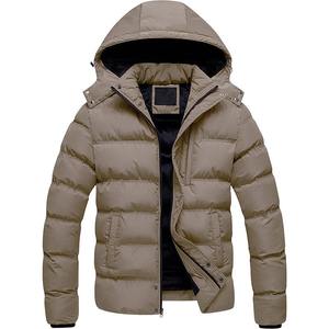 Veste d'hiver pour hommes col montant réversible respirant isolé chaleur vêtements d'extérieur décontractés poche avant toile de haute qualité - Product Image 6