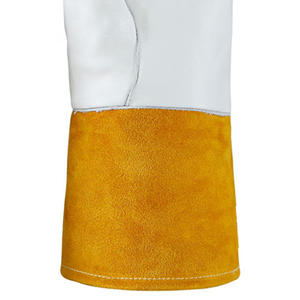 Hot Selling Cowhide Leather Working <b>Gloves</b> Custom Design High Demand for Stick and MIG <b>Welding</b> Application <b>Welding</b> <b>Gloves</b> - Product Image 6