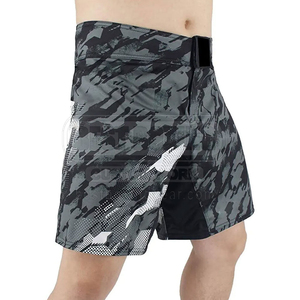 Logo personnalisé MMA Shorts Training Fight Gear Vêtements de sport respirants et durables Shorts de combat MMA pour hommes vente en gros - Product Image 4