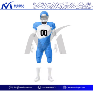 ชุดเครื่องแบบฟุตบอลอเมริกันผู้ชายชุดเสื้อกีฬาแห้งเร็วระบายอากาศได้ดีชุดทีมสโมสรเสื้อผ้าสำหรับฝึกซ้อมขายส่ง - Product Image 2