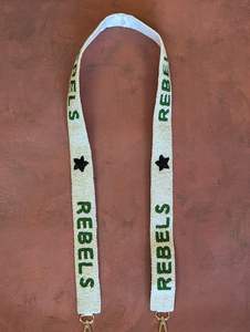 Ceintures de perles faites à la main avec étoile sac à main broderie conception de graines longueur personnalisée sangles de guitare marron blanc couleurs accessoires de mode - Product Image 2