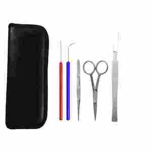 Kit de corte Zippy fino, tijeras de tierra de precisión de acero inoxidable y bisturí superafilado - Product Image 2