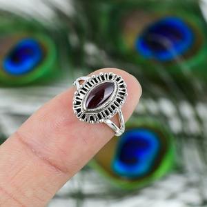 Bague de fiançailles simple pour homme, pierre précieuse en agate faite à la main, argent sterling 925, mode de mariage, sertissage pavé, plaqué or, bijoux fins - Product Image 3