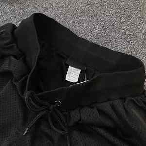 กางเกงขาสั้นผู้ชายทรงหลวมผ้าโพลีเอสเตอร์ปัก3D เอวยางยืดแห้งเร็วโลโก้ตามสั่งสไตล์สตรีท - Product Image 5