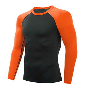 Rashguard Homme Manches Longues Haute Qualité - Séchage Rapide & Respirant 90% Polyester & 10% Spandex Couleur Personnalisée Service OEM - Product Image 3