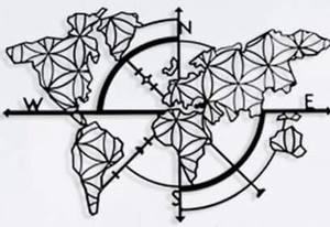 Arte de pared de flores clásico para sala de estar, decoración artística de pared de Metal para habitación de invitados, diseño moderno terminado multicolor, montado en la pared - Product Image 5