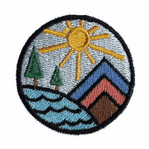 Écusson en tissu brodé OEM Écusson à repasser Écussons de broderie personnalisés 3D Logo personnalisé à coudre sur les vêtements brodés - Product Image 1