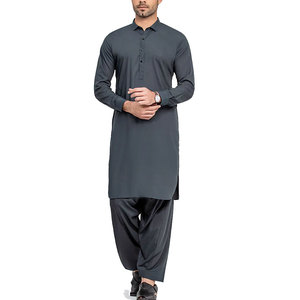 Mejor venta Shalwar Kameez Mens Shalwar Kameez Kurta tradicional pakistaní para hombres ropa - Product Image 4