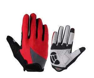 ถุงมือแข่งรถหนังแบบเต็มนิ้ว, อุปกรณ์ป้องกันมอเตอร์ครอสฟังก์ชั่นหน้าจอสัมผัสสำหรับรถจักรยานยนต์กลางแจ้ง - Product Image 2