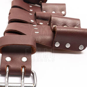 Ceintures en cuir à boucle en acier décontractées confortables personnalisées de haute qualité en gros - Product Image 6