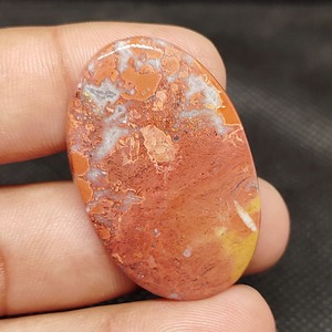 UDGEMS de demanda superior, piedra preciosa de jaspe Maligano Natural, piedra estampada única blanca y amarilla para colgante, anillo, collar, joyería - Product Image 1