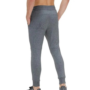 Wholesale Price 100% Cotton <b>Elastic</b> Joggers for <b>Men</b> Street Wear Sweatpants Grey Pocket Casual Lightweight Blank Plain <b>Trousers</b> - Product Image 5