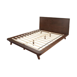 Cama Divan Con Diseño Minimalista De Lujo Hecha De Madera De Teca Para El Dormitorio-Lidia - Product Image 4