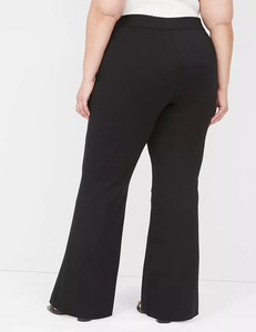 Pantalons de travail décontractés pour femmes, à jambes larges, extensibles, taille haute, marron, élégants, plissés à l'avant, longs, avec poches - Product Image 6