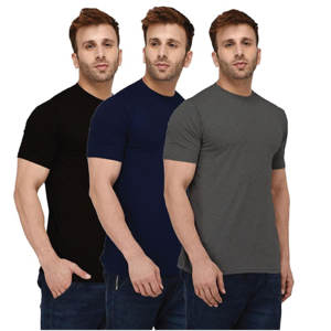 T-shirt pour homme à manches courtes, couleur unie, vêtements décontractés, sans étiquette et avec étiquettes volantes, t-shirts en provenance du Bangladesh - Product Image 6