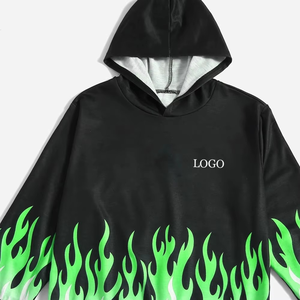 Respirant couleur bloc imprimé vêtements survêtement ensembles casual enfants survêtement ensembles vêtements de sport enfants à capuche pantalon survêtement - Product Image 3