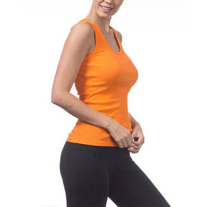 Camisetas sin mangas de secado rápido para mujer Top Gym Yoga Ladies Tank Tops Training Stringer Top para mujer - Product Image 3