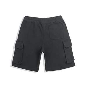 กางเกงขาสั้นผ้าฝ้ายเทอร์รี่สำหรับผู้ชายกางเกงขาสั้นทรงคาร์โก้ขนาดพิเศษออกแบบโลโก้ได้ตามต้องการ - Product Image 2
