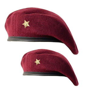 Nouveau style béret d'entraînement pour hommes casquettes de cérémonie confortables en laine et polyester pour une utilisation en extérieur en vente au Pakistan - Product Image 3