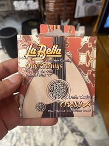 La Bella OU80-A Cordes d'Oud Professionnelles à Accordage Arabe - Ensemble de 12 Cordes - Nylon Égyptien & Plaqué Argent - Boîte de Vente Originale - Product Image 3